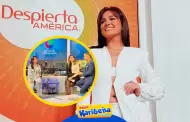 Daniela Darcourt promociona su álbum cantando en los programas de Univisión: "Feliz de llevar mi música"