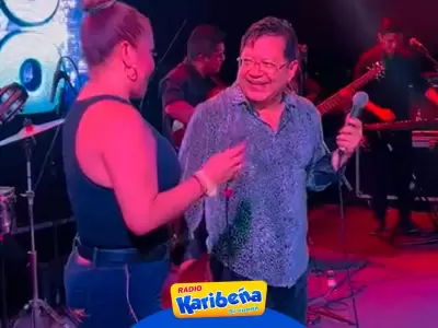 Marisol y Segundo Rosero cantando juntos